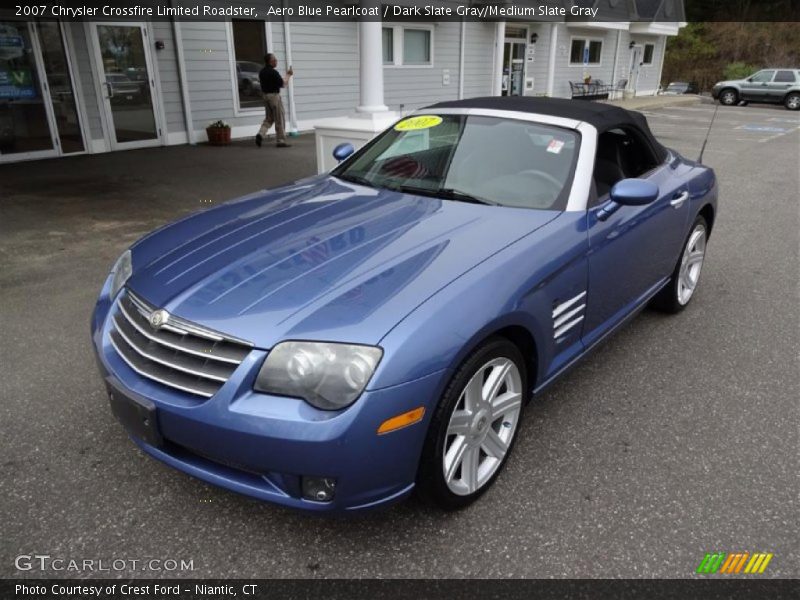 Aero Blue Pearlcoat / Dark Slate Gray/Medium Slate Gray 2007 Chrysler Crossfire Limited Roadster