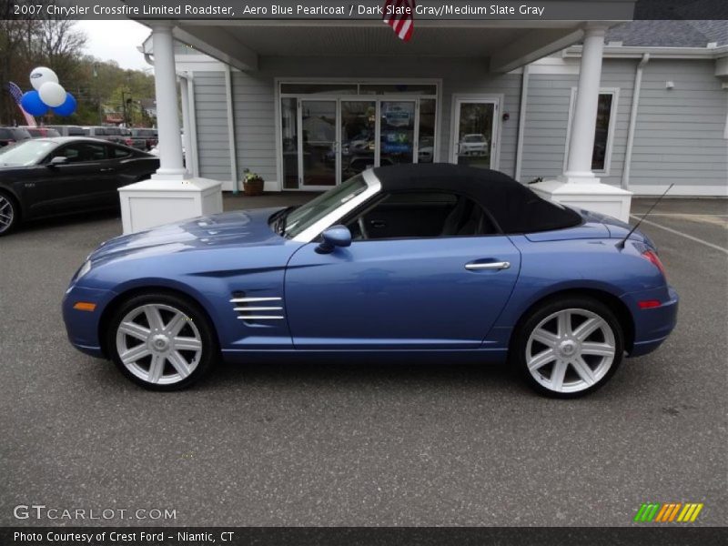 Aero Blue Pearlcoat / Dark Slate Gray/Medium Slate Gray 2007 Chrysler Crossfire Limited Roadster