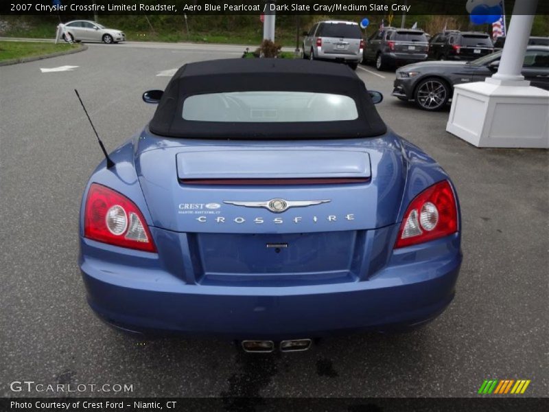 Aero Blue Pearlcoat / Dark Slate Gray/Medium Slate Gray 2007 Chrysler Crossfire Limited Roadster