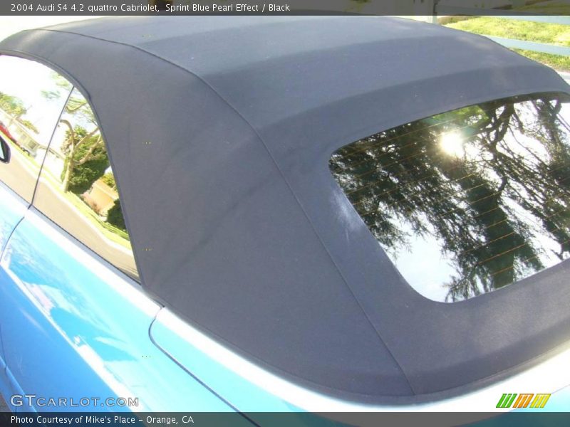 Sprint Blue Pearl Effect / Black 2004 Audi S4 4.2 quattro Cabriolet