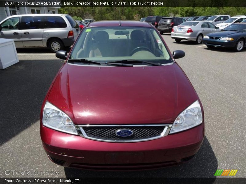 Dark Toreador Red Metallic / Dark Pebble/Light Pebble 2007 Ford Focus ZX4 SE Sedan