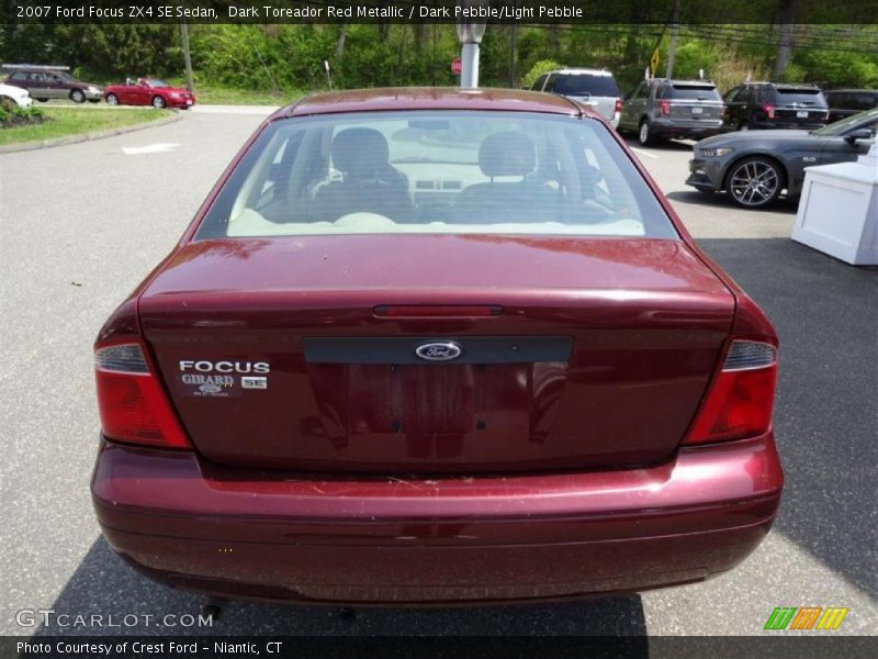Dark Toreador Red Metallic / Dark Pebble/Light Pebble 2007 Ford Focus ZX4 SE Sedan
