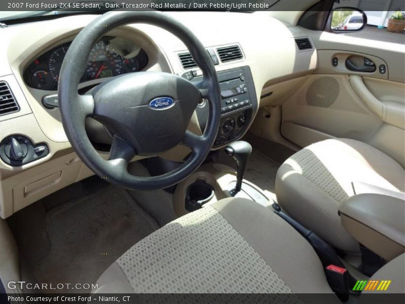 Dark Toreador Red Metallic / Dark Pebble/Light Pebble 2007 Ford Focus ZX4 SE Sedan
