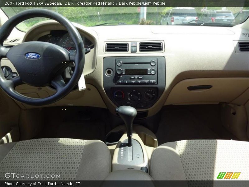 Dark Toreador Red Metallic / Dark Pebble/Light Pebble 2007 Ford Focus ZX4 SE Sedan