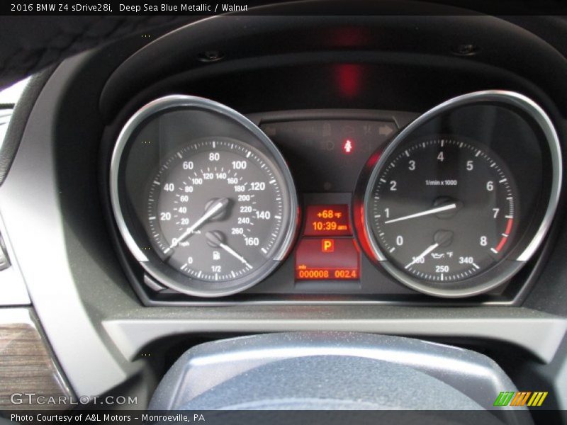  2016 Z4 sDrive28i sDrive28i Gauges
