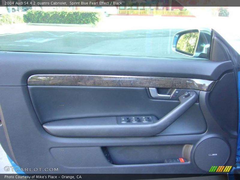 Sprint Blue Pearl Effect / Black 2004 Audi S4 4.2 quattro Cabriolet
