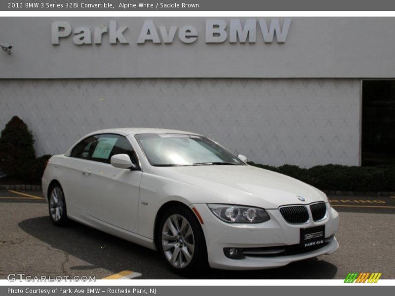 Alpine White / Saddle Brown 2012 BMW 3 Series 328i Convertible