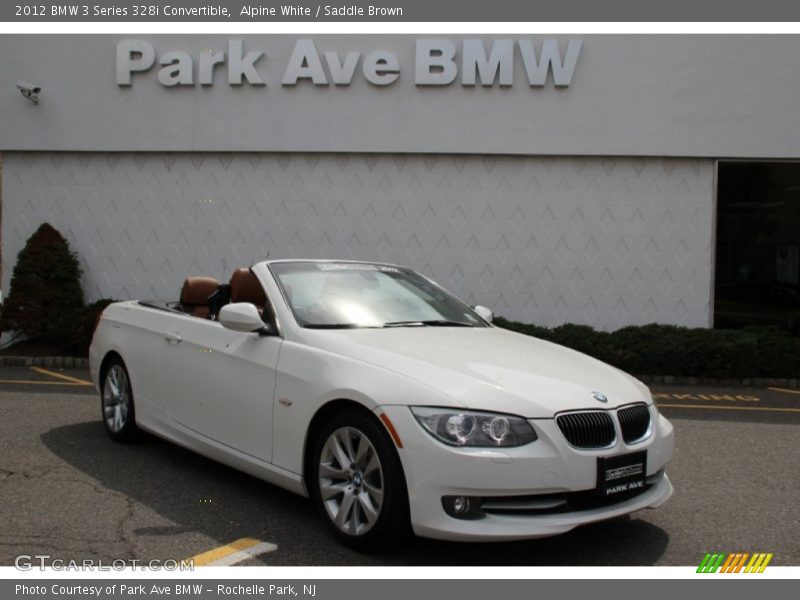 Alpine White / Saddle Brown 2012 BMW 3 Series 328i Convertible