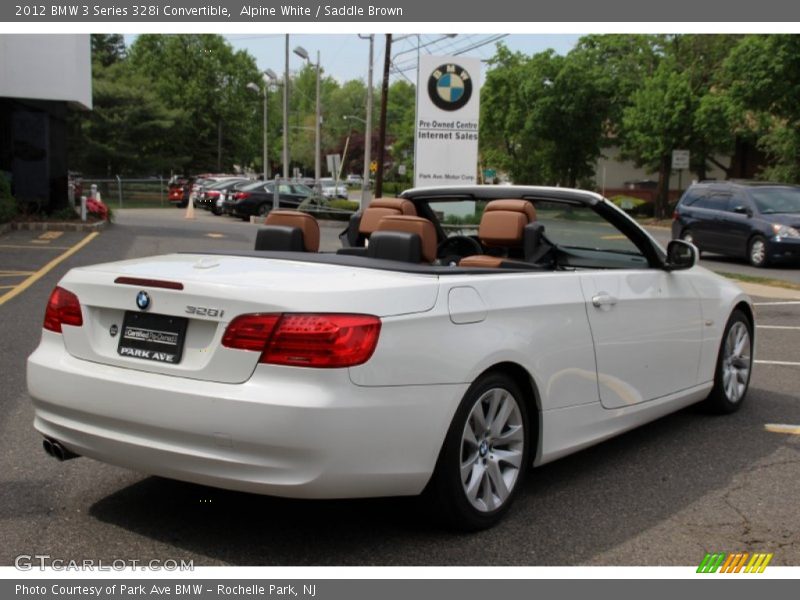 Alpine White / Saddle Brown 2012 BMW 3 Series 328i Convertible