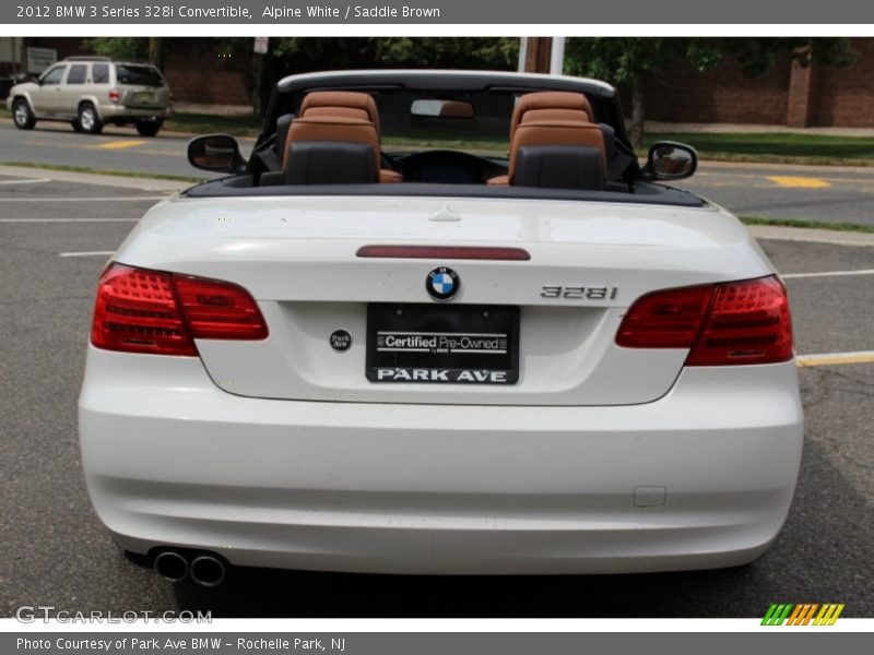 Alpine White / Saddle Brown 2012 BMW 3 Series 328i Convertible