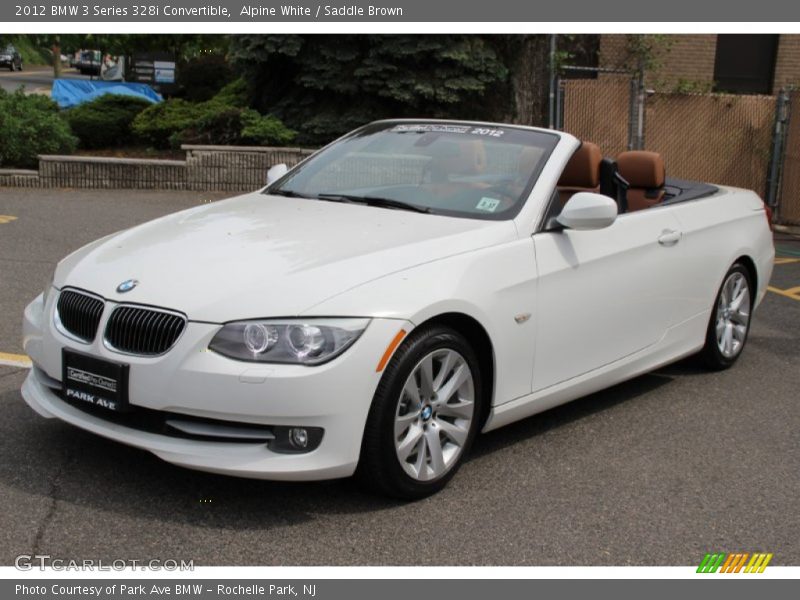 Alpine White / Saddle Brown 2012 BMW 3 Series 328i Convertible