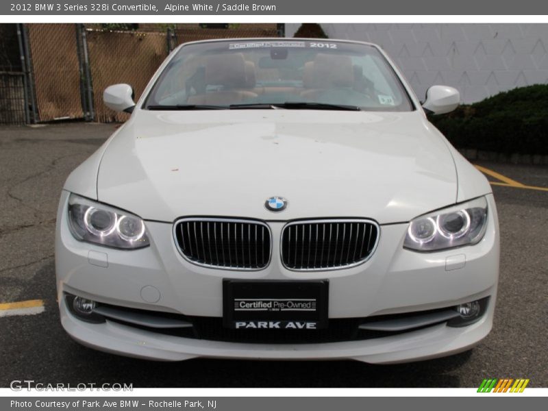 Alpine White / Saddle Brown 2012 BMW 3 Series 328i Convertible