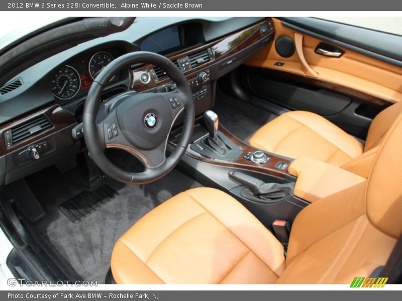 Alpine White / Saddle Brown 2012 BMW 3 Series 328i Convertible