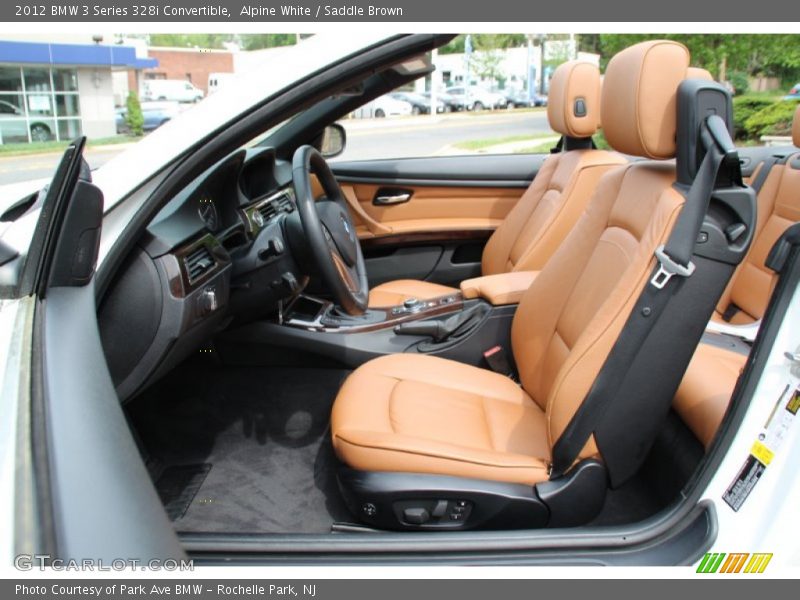 Alpine White / Saddle Brown 2012 BMW 3 Series 328i Convertible