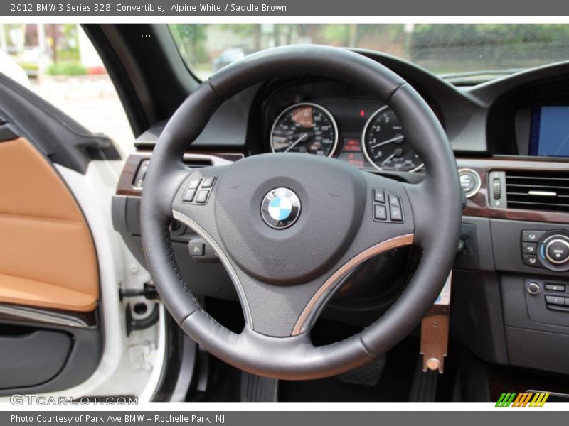 Alpine White / Saddle Brown 2012 BMW 3 Series 328i Convertible