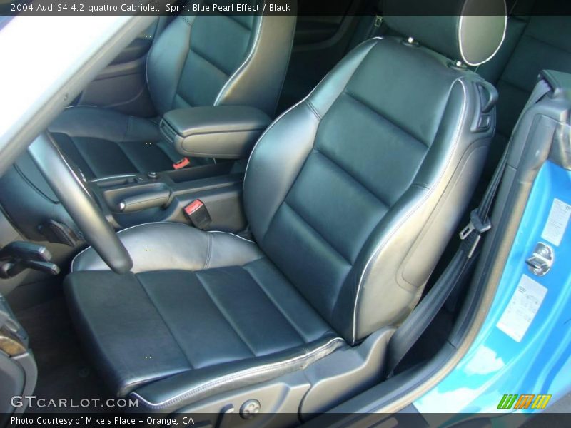 Sprint Blue Pearl Effect / Black 2004 Audi S4 4.2 quattro Cabriolet
