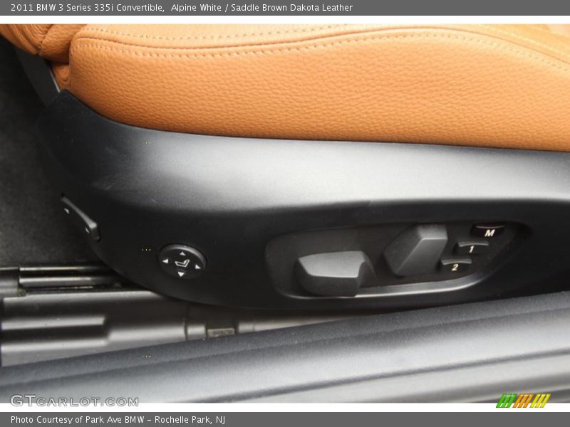 Alpine White / Saddle Brown Dakota Leather 2011 BMW 3 Series 335i Convertible