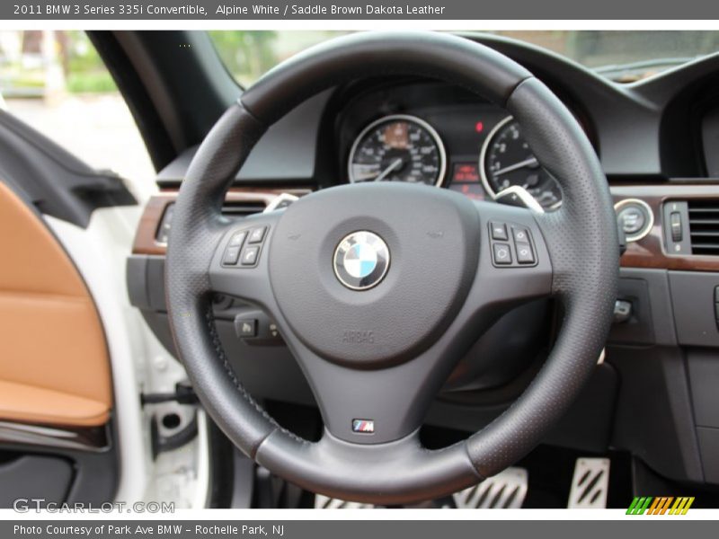 Alpine White / Saddle Brown Dakota Leather 2011 BMW 3 Series 335i Convertible