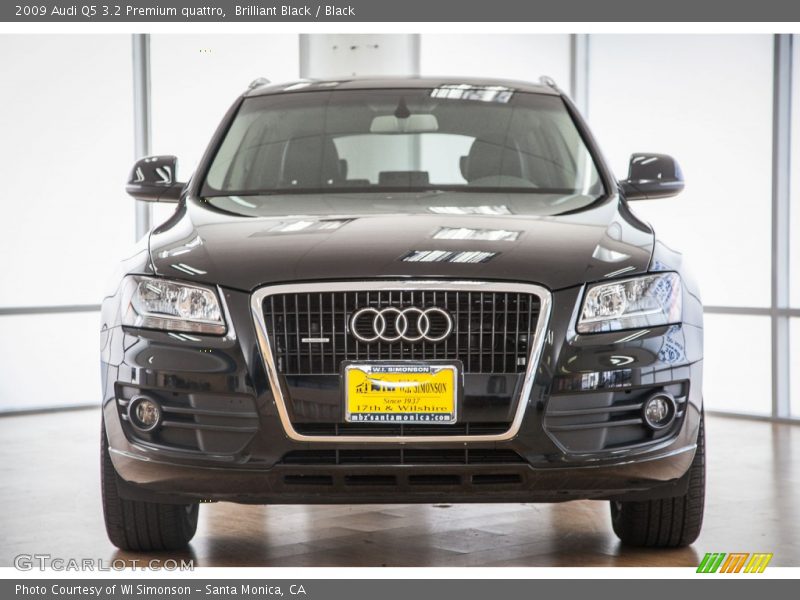 Brilliant Black / Black 2009 Audi Q5 3.2 Premium quattro