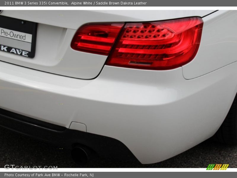 Alpine White / Saddle Brown Dakota Leather 2011 BMW 3 Series 335i Convertible