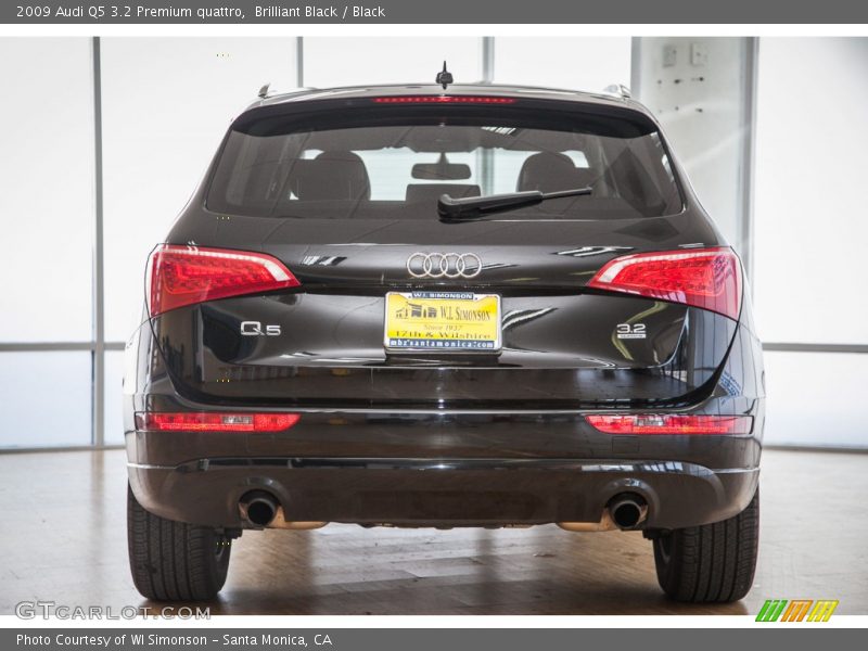 Brilliant Black / Black 2009 Audi Q5 3.2 Premium quattro