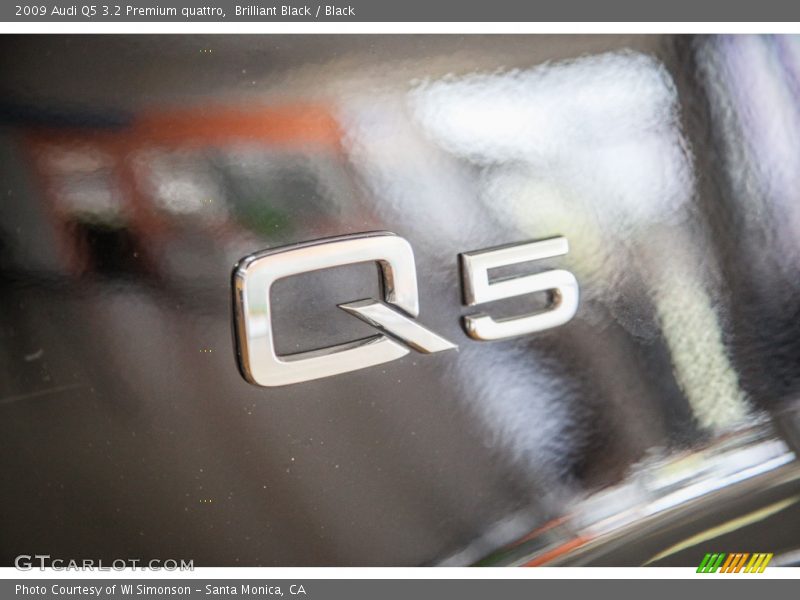 Brilliant Black / Black 2009 Audi Q5 3.2 Premium quattro