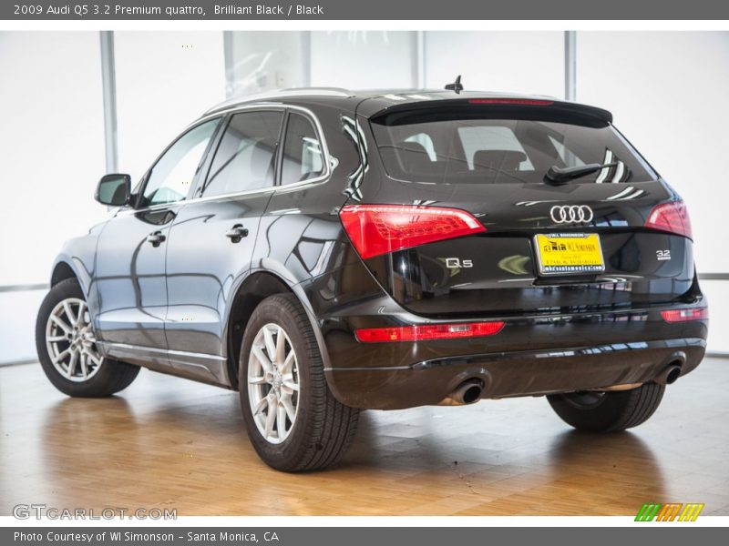 Brilliant Black / Black 2009 Audi Q5 3.2 Premium quattro