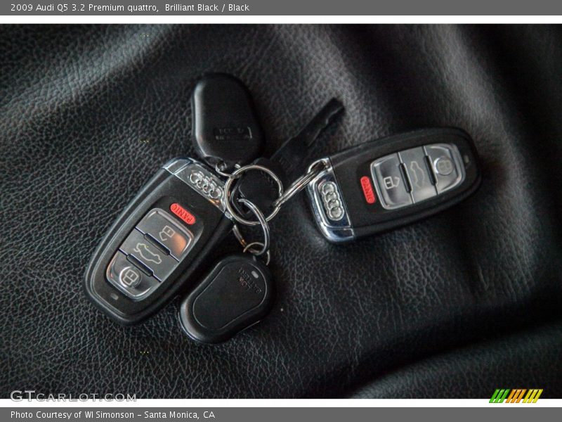 Brilliant Black / Black 2009 Audi Q5 3.2 Premium quattro