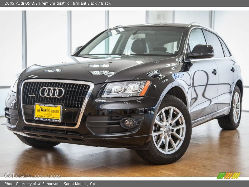Brilliant Black / Black 2009 Audi Q5 3.2 Premium quattro