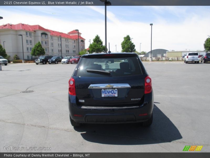 Blue Velvet Metallic / Jet Black 2015 Chevrolet Equinox LS