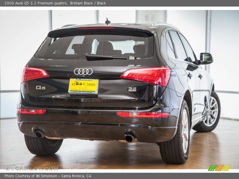 Brilliant Black / Black 2009 Audi Q5 3.2 Premium quattro