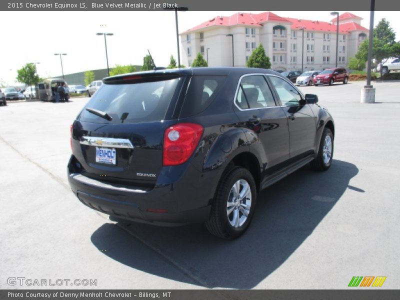 Blue Velvet Metallic / Jet Black 2015 Chevrolet Equinox LS