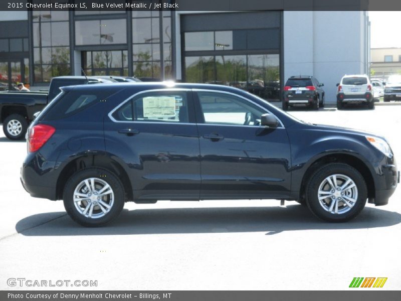 Blue Velvet Metallic / Jet Black 2015 Chevrolet Equinox LS