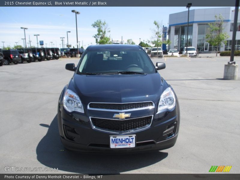 Blue Velvet Metallic / Jet Black 2015 Chevrolet Equinox LS