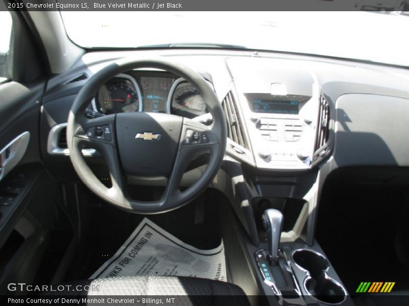 Blue Velvet Metallic / Jet Black 2015 Chevrolet Equinox LS
