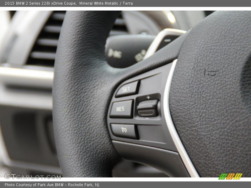 Mineral White Metallic / Terra 2015 BMW 2 Series 228i xDrive Coupe