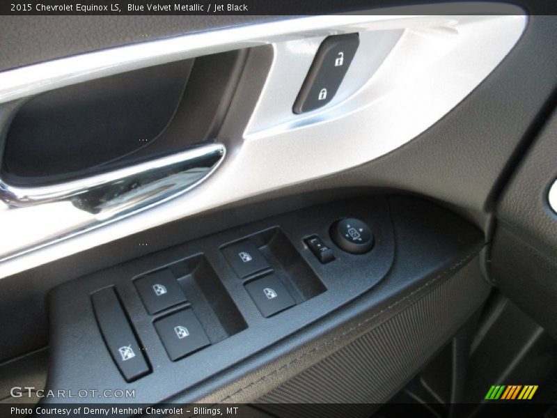 Blue Velvet Metallic / Jet Black 2015 Chevrolet Equinox LS