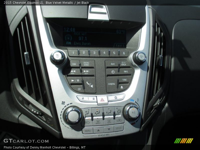 Blue Velvet Metallic / Jet Black 2015 Chevrolet Equinox LS