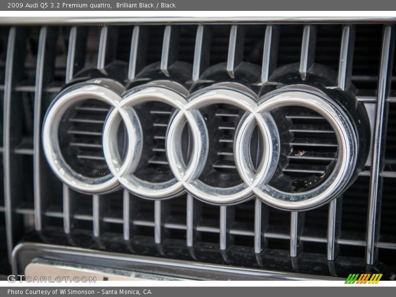 Brilliant Black / Black 2009 Audi Q5 3.2 Premium quattro