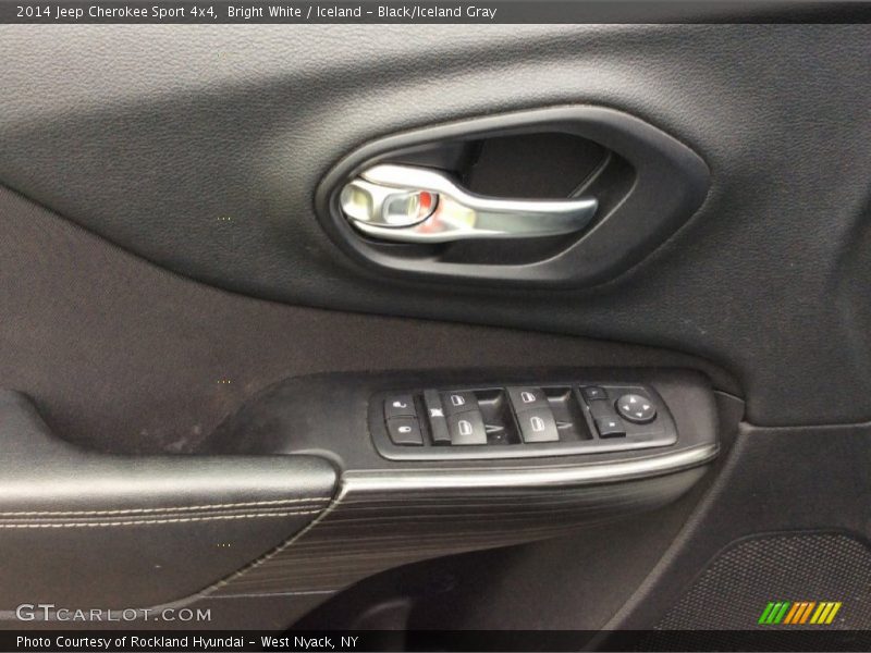 Bright White / Iceland - Black/Iceland Gray 2014 Jeep Cherokee Sport 4x4