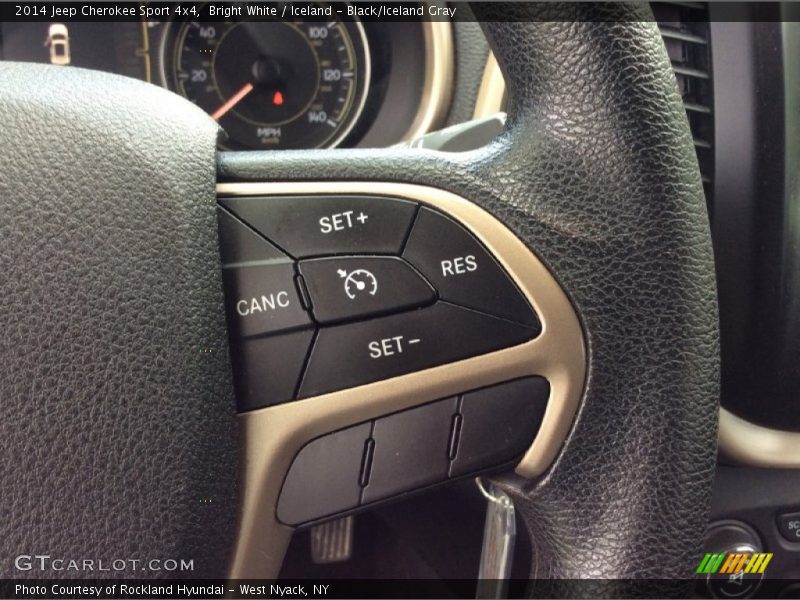 Bright White / Iceland - Black/Iceland Gray 2014 Jeep Cherokee Sport 4x4