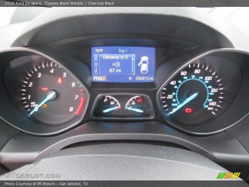 Tuxedo Black Metallic / Charcoal Black 2015 Ford Escape S