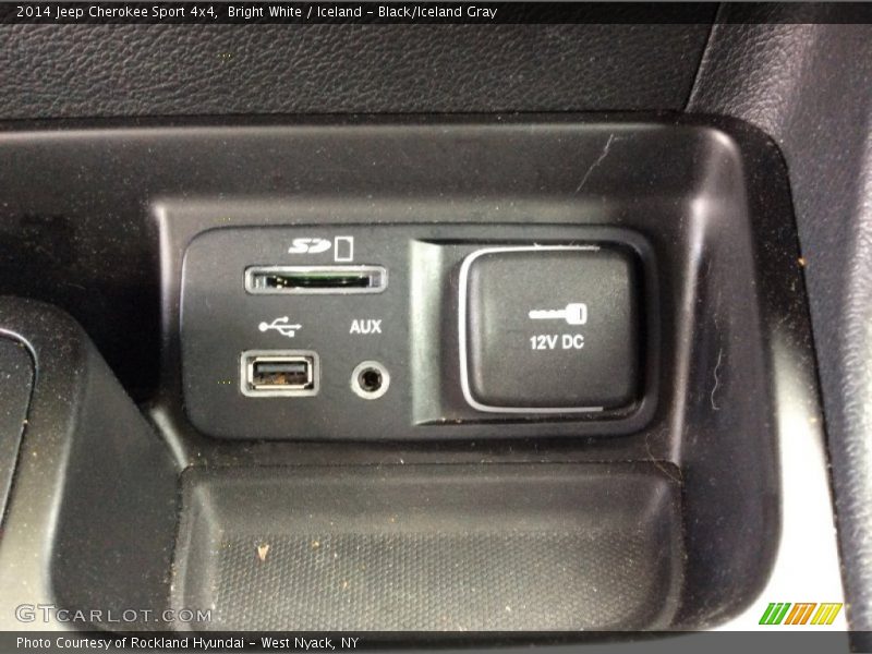 Bright White / Iceland - Black/Iceland Gray 2014 Jeep Cherokee Sport 4x4