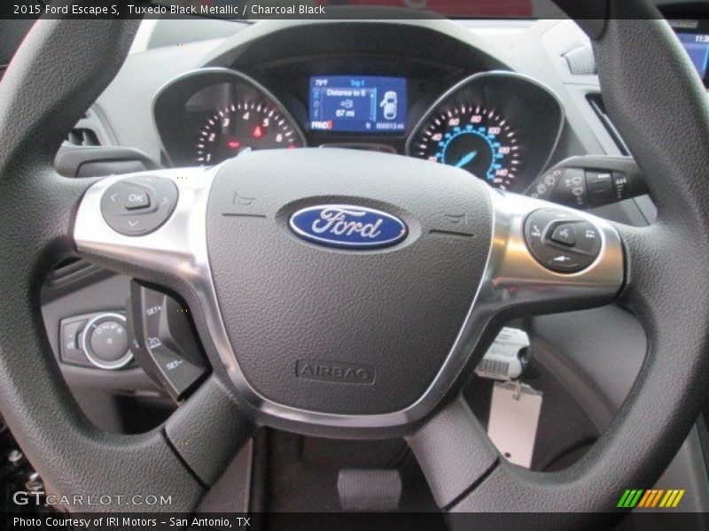 Tuxedo Black Metallic / Charcoal Black 2015 Ford Escape S