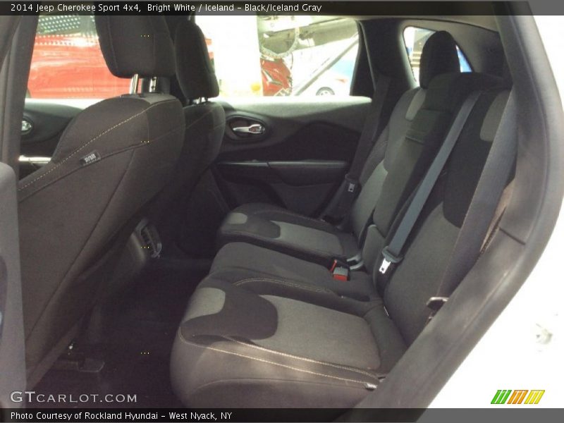 Bright White / Iceland - Black/Iceland Gray 2014 Jeep Cherokee Sport 4x4