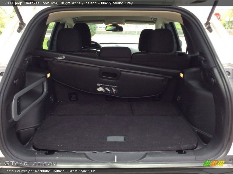 Bright White / Iceland - Black/Iceland Gray 2014 Jeep Cherokee Sport 4x4