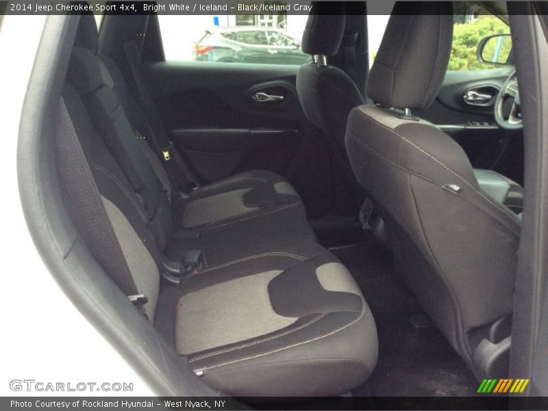 Bright White / Iceland - Black/Iceland Gray 2014 Jeep Cherokee Sport 4x4