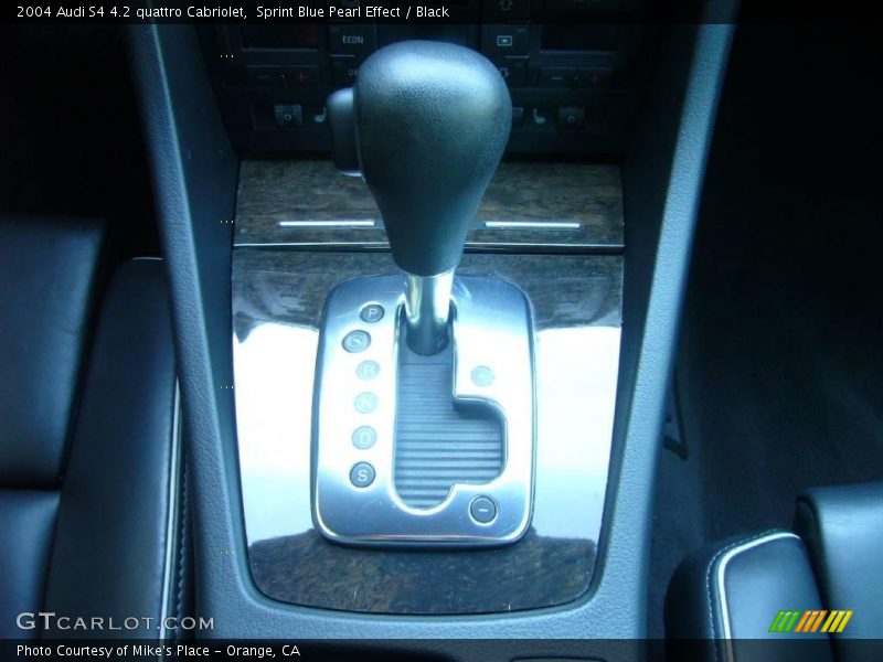 Sprint Blue Pearl Effect / Black 2004 Audi S4 4.2 quattro Cabriolet