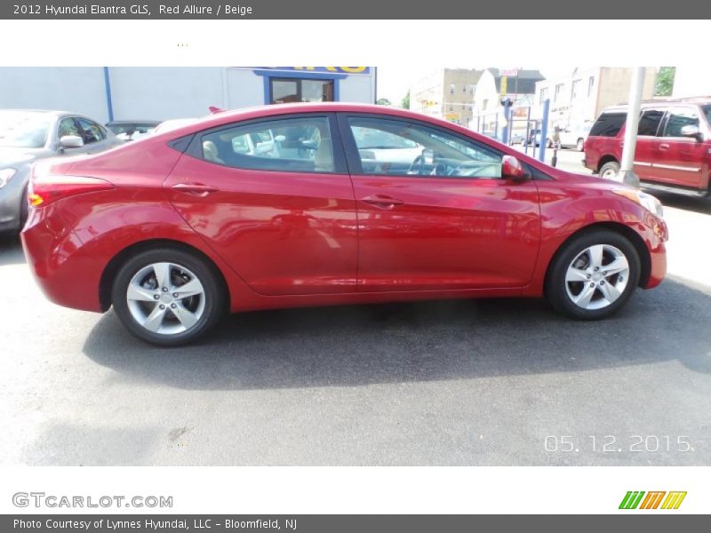 Red Allure / Beige 2012 Hyundai Elantra GLS