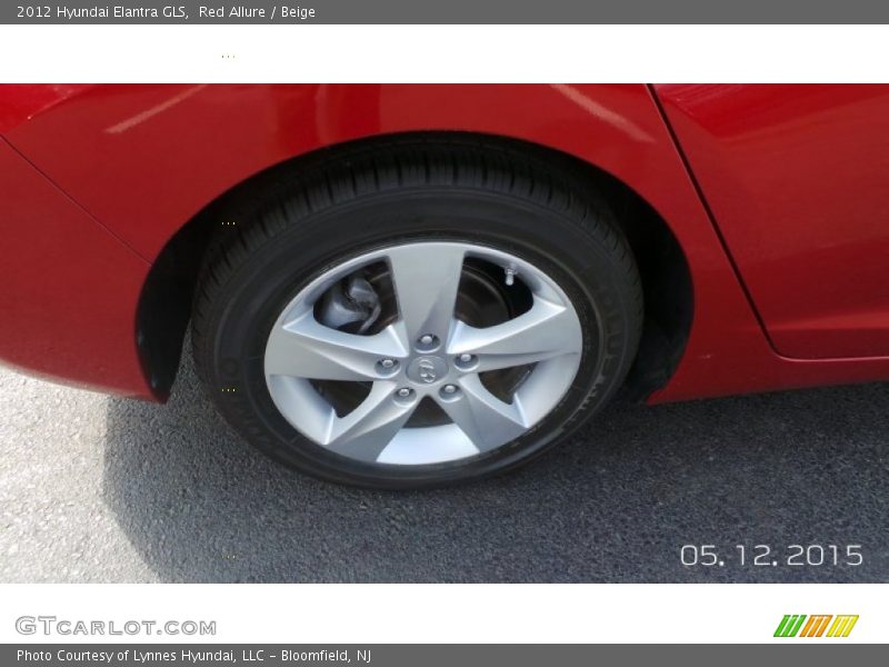 Red Allure / Beige 2012 Hyundai Elantra GLS